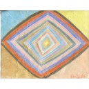 Colorful Diamond shaped mat