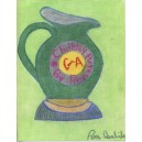 A green C.A. Pitcher