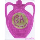 Magenta vase of Chilldey  Art